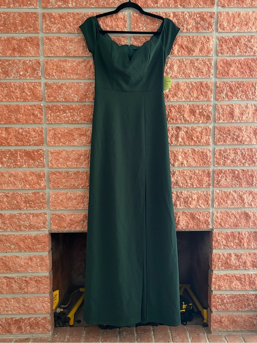Windsor Forest Green Cap Sleeve Maxi Dress